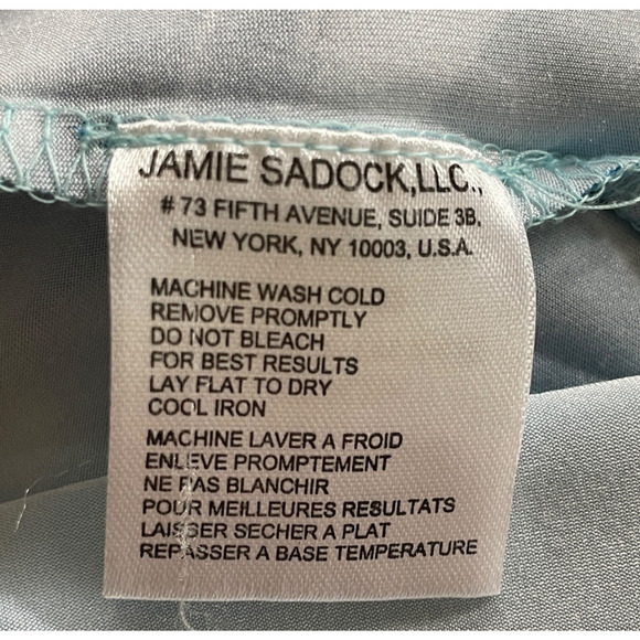 JAMIE SADOCK Size XL Blue Savannah Tropics Short Sleeve Activewear Pullover Top - Picture 9 of 10